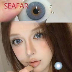 Lentes de Contacto Efecto Real - Celeste Seafar 14,5MM - KITCH TECH
