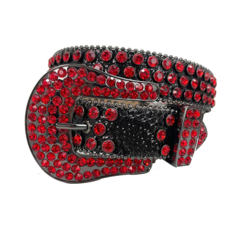 Cinto Cinturon Cowboy Bb SSimons Belt Hebilla Strass Trap Modelo 2