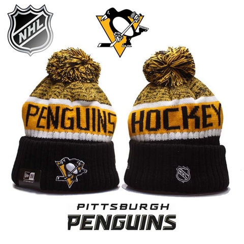 Gorro Sombrero Lana invierno Importado LIga Deportiva NHL Penguins