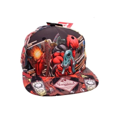 Gorra Snapback Marvel Deadpool All Over - Bioworld Usa