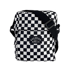 Shoulder Bag Joey Checkered Negro y Blanco