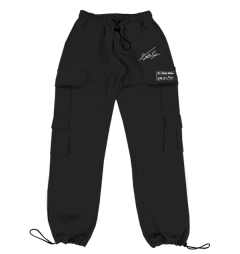 Pantalon Black Signature Cargo Gabardina Pesada