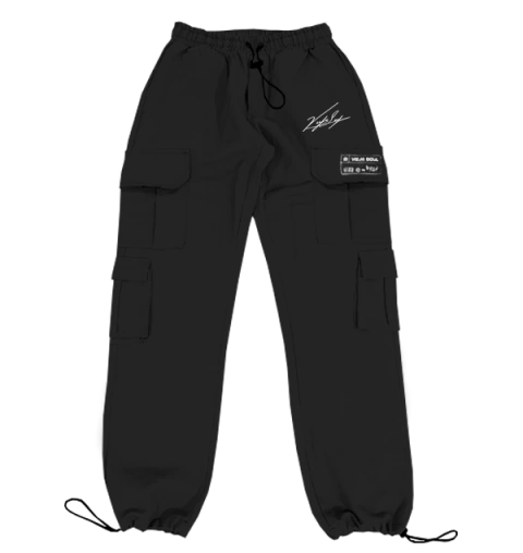 Pantalon Black Signature Cargo Gabardina Pesada