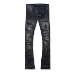 Jean Stacked Jordan Craig Black Shadow Ripped - 160USD - comprar online