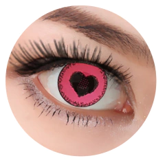 Lentes de Contacto Fantasia Cosplay Corazon CL390