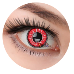 Lentes de Contacto Fantasia Cosplay Rojo CL267
