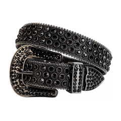 Cinto Cinturon Cowboy Bb Simons Belt Hebilla Strass Trap Modelo 42 - KITCH TECH
