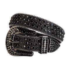 Cinto Cinturon Cowboy Bb Simons Belt Hebilla Strass Trap Modelo 5 - KITCH TECH