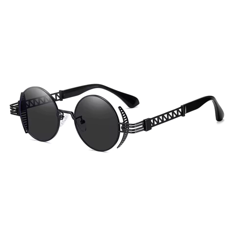 Anteojos de Sol Redondos Steampunk Retro Metalicos - comprar online