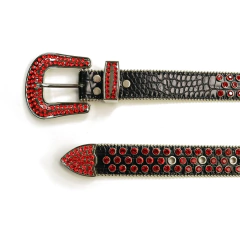 Cinto Cinturon Cowboy Bb SSimons Belt Hebilla Strass Trap Modelo 2 - KITCH TECH