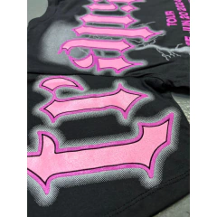 Remera Trapstar 2.0 Negro/Rosa - KITCH TECH