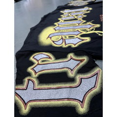 Remera Trapstar 2.0 Negro/Gris + Glitter - KITCH TECH