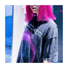 Remera Core Tech Violeta Gris - comprar online