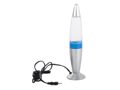 Lampara De Lava Liquido C/Movimiento Azul Decoracion Velador - tienda online