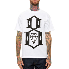 Remera Rebel Eight Standard Issue Logo White