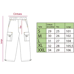 Pantalón Cargo Chinese Black en internet