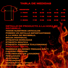Remera THE MASK OF THE DEVIL - BLACK on internet
