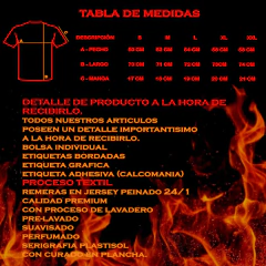 Remera THE MASK OF THE DEVIL - BLACK on internet
