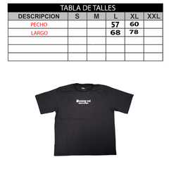 Remera Ghetto Cloths - Burning Out (negra) en internet