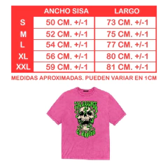 SMOKE SKULL TEE ROSA en internet