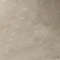 Remera unisex Transparente micro Tul Tramado Hueso - comprar online