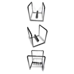 Pendulo De Newton Tic Tac Juego De Escritorio Adorno Regalo Metal 8 x 8cms - comprar online