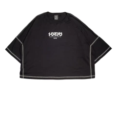 Remera Oversize Negra GLOOM - comprar online