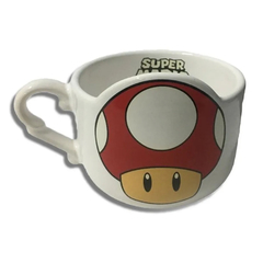 Taza Ceramica Toad Rojo Super Mario