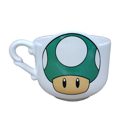 Taza Ceramica Toad Verde Super Mario