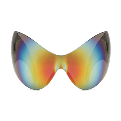 Anteojos de Sol Gigantes Y2K Mosca Futurista Envolvente - tienda online