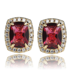 Aros Aleación Zinc Baño Oro 14k Grande Rosca Hip Hop Trap 15 - KITCH TECH