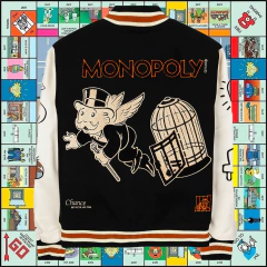 Campera Universitaria Varsity Monopoly Original - 350dls - comprar online