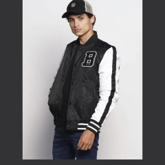 Campera universitaria B negra - buy online
