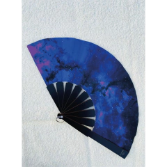 Abanico estampado blue universe XL