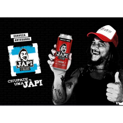 Cerveza el Bananero Japi Artesanal Amber Lager en internet