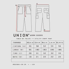 Utility Chef Pant Full Black - tienda online
