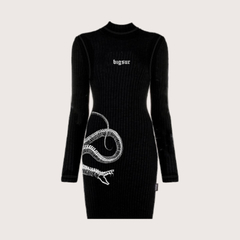 Vestido Snakes Manga Larga