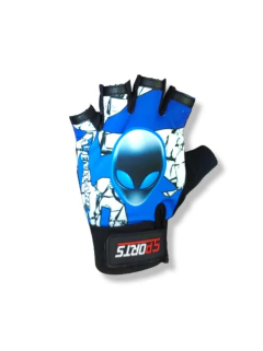 Guante Sport Tactico Moto Carrera Dedo Cortado Mitones Nº5 Alien