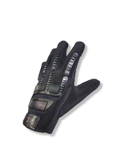 Guante Reforzado Negro Tactico Protecciones Street Moto Bike Nº1