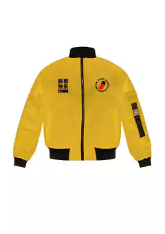 Campera Bomber Puffer Akira Pildora Amarilla