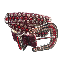Cinto Cinturon Cowboy Bb Belt Hebilla Strass Trap Modelo 41 - comprar online