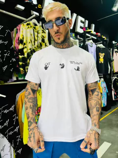 Remera Off White Flash Blanco - tienda online
