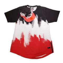 Conjunto Remera Red/White + Gorra Pradagy NYC Original Importada