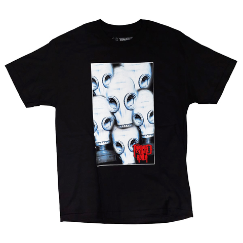 Remera Psycho Realm Gasmask Black Original Importada