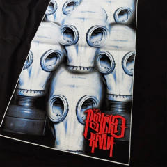 Remera Psycho Realm Gasmask Black Original Importada en internet