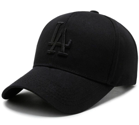 Gorra vicera Curva Los Angeles NEGRA TOTAL