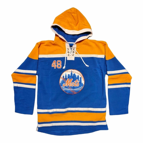 Buzo Hoodie MLB New York Mets 48 DeGrom