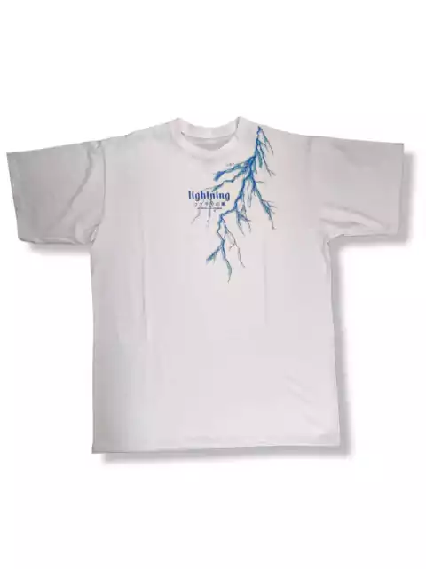 REMERA "LIGHTNING" Blanca Talle Unico