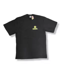 Remera Full Farwell Face Smile Negra - comprar online