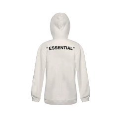 BUZO HOODIE "ESSENTIAL" CREME - comprar online